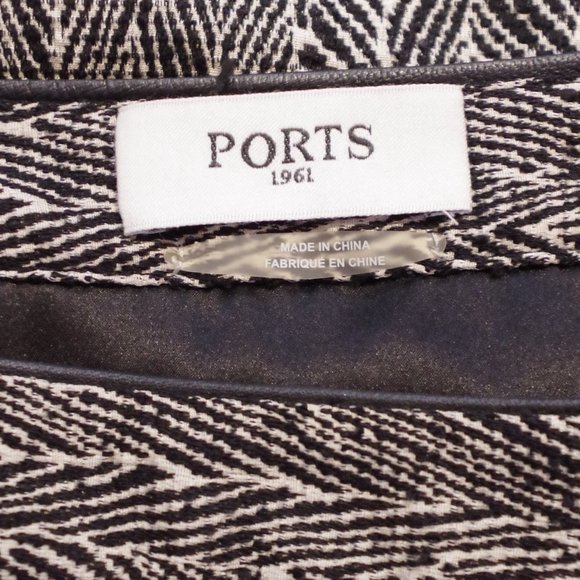 Ports 1961 Wool/Silk Blend Textured Tweed Pencil Skirt- Sz. 0 - Picture 7 of 8